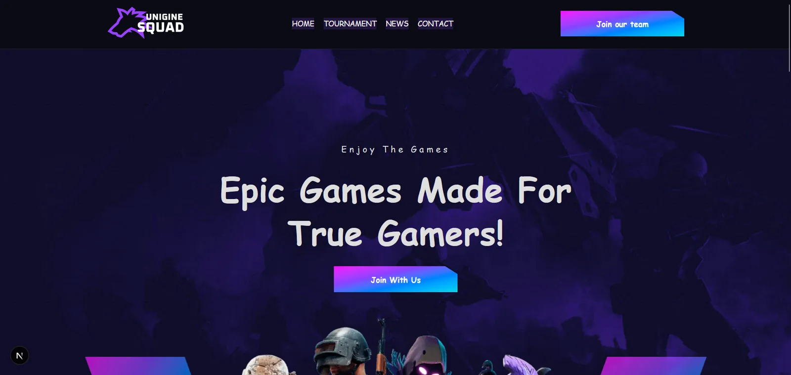 One page Nice Design